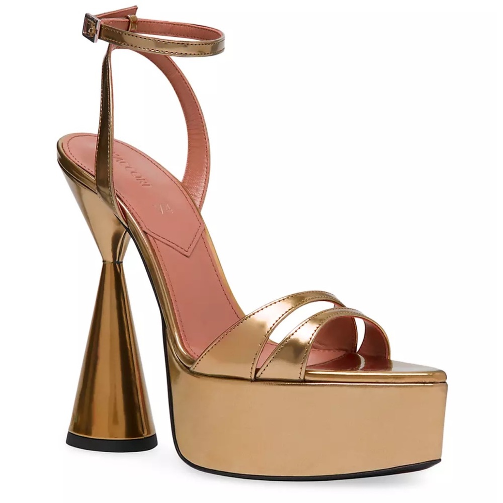 D’Accori Ella 130MM Sculpted Platform Sandals